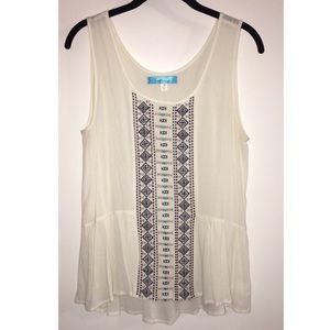 Francesca’s printed tank top